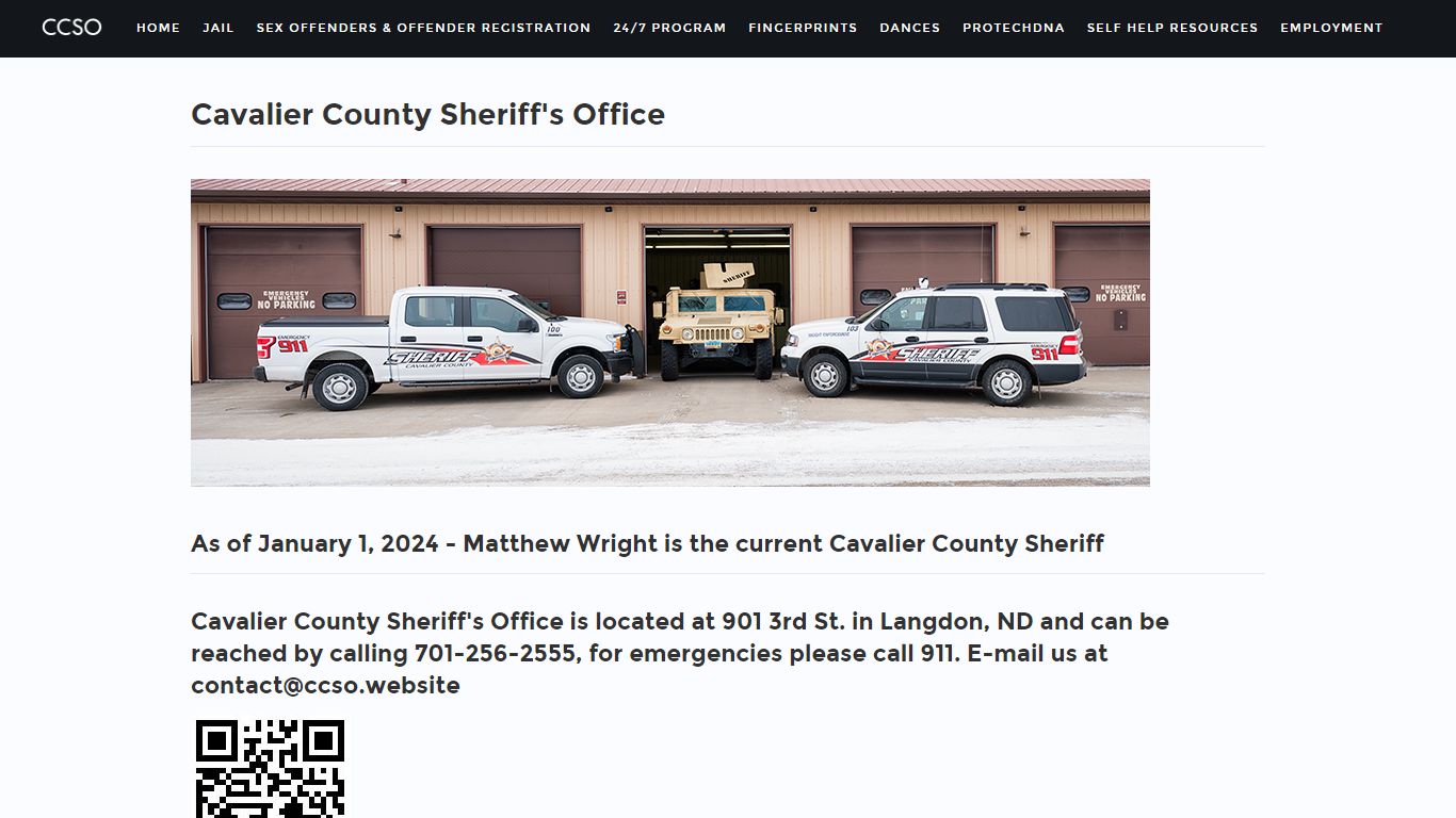 Home | Cavalier County Sheriff's Office